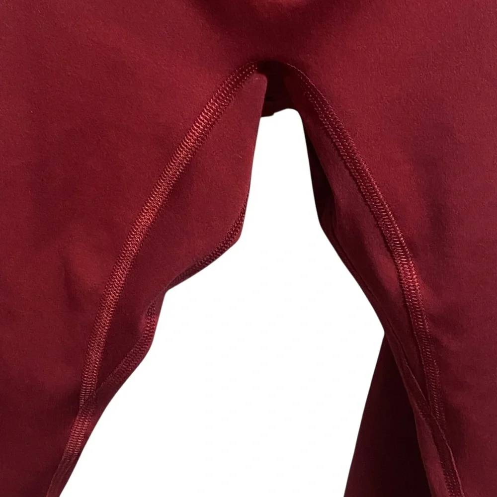 Gymshark Spiced Red Training Cropped Athletic Leggings Size Extra Small XS - Picture 5 of 6